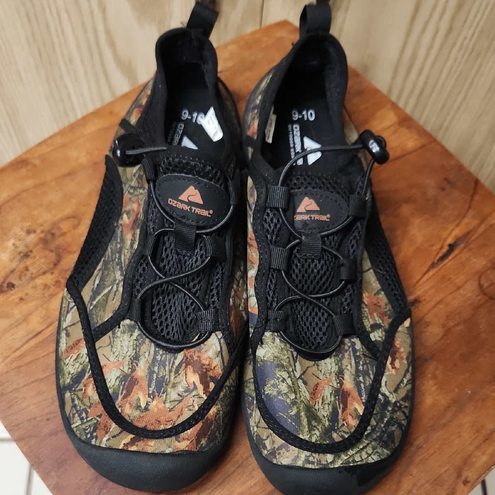 Ozark Trail Camouflage Outdoor Water Shoes with Black Mesh